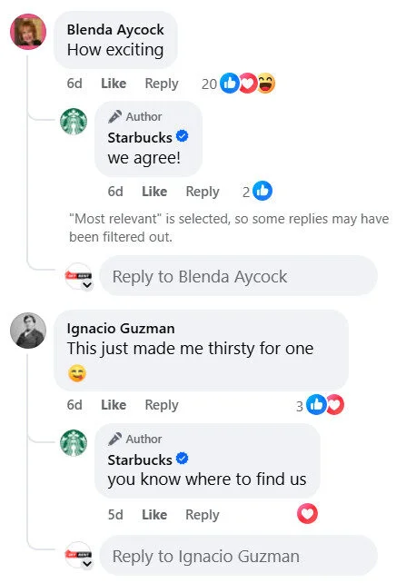 Respond Quickly and Engage Back with comments