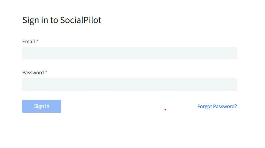 Step 1: Sign Up for SocialPilot Reviews