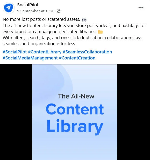 Utilize Hashtags for Facebook Posts and Reels
