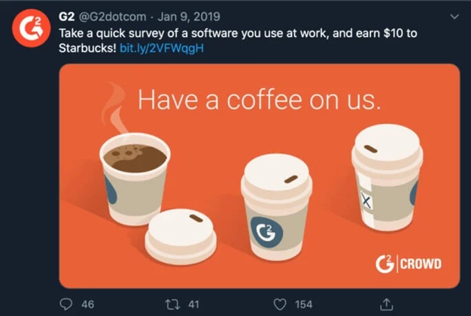 incentive like G2’s