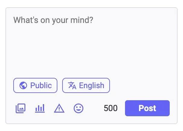 mastodon new post creation
