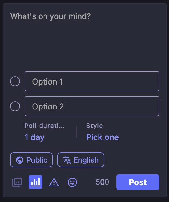 mastodon polls