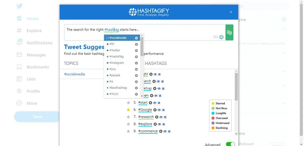 Hashtagify Instagram hashtag and content discovery tool